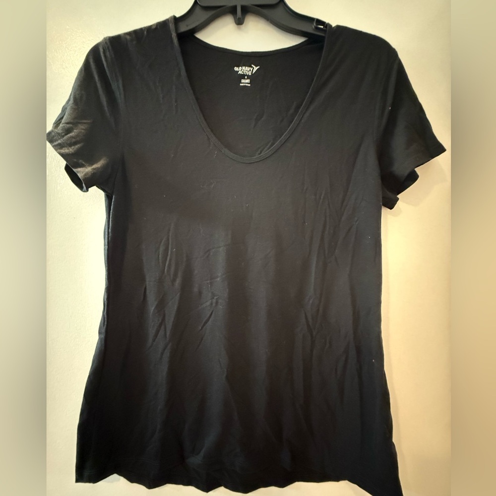 Old Navy Active Go-Dri Black Short Sleeve Tee
